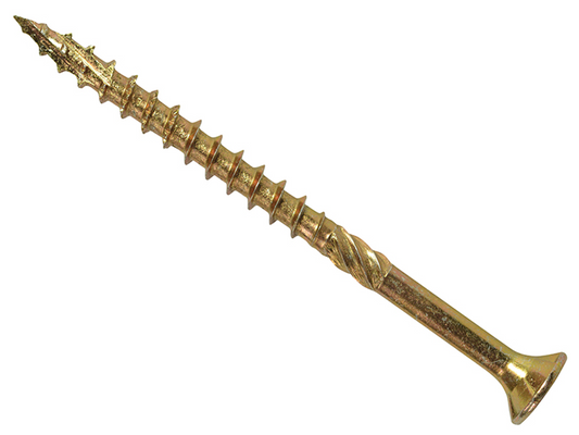 ForgeFix FORFFP570Y ForgeFast Pozi Compatible Elite Performance Wood Screw ZY 5.0 x 70mm Box 100 |