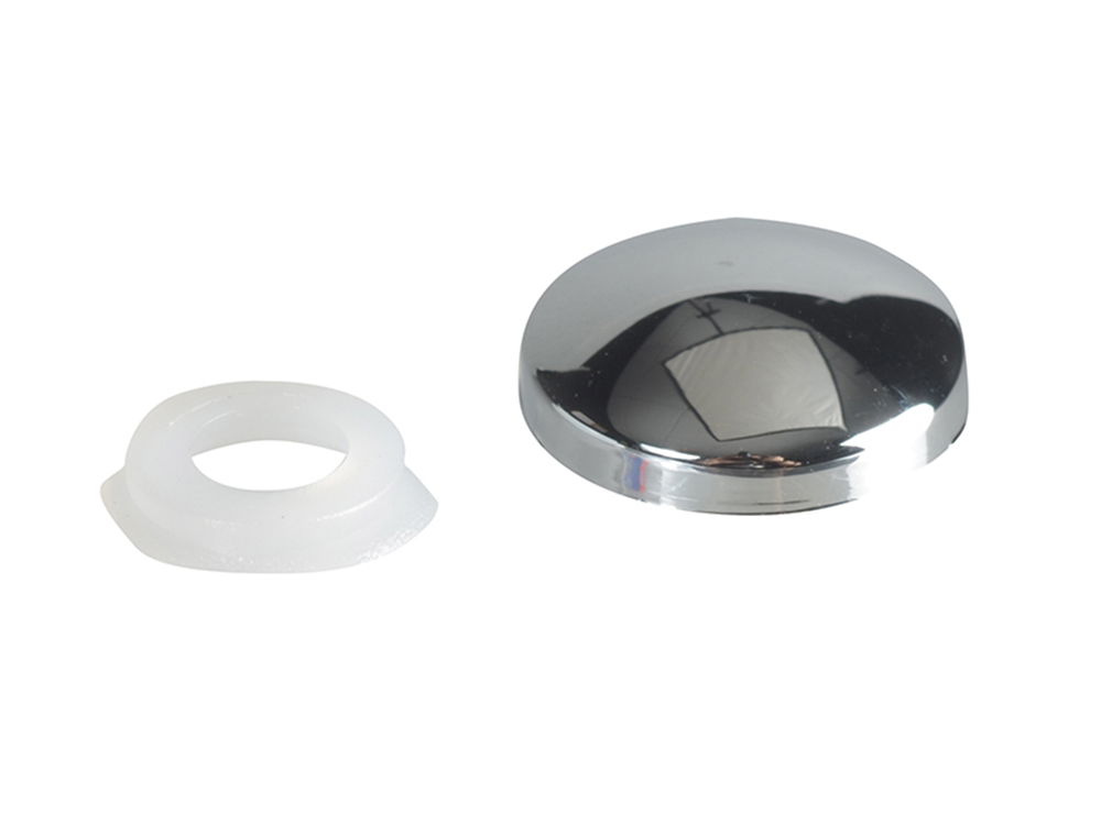 ForgeFix FORFPPDT5 Domed Cover Cap Chrome No. 6-8 Forge Pack 20 |