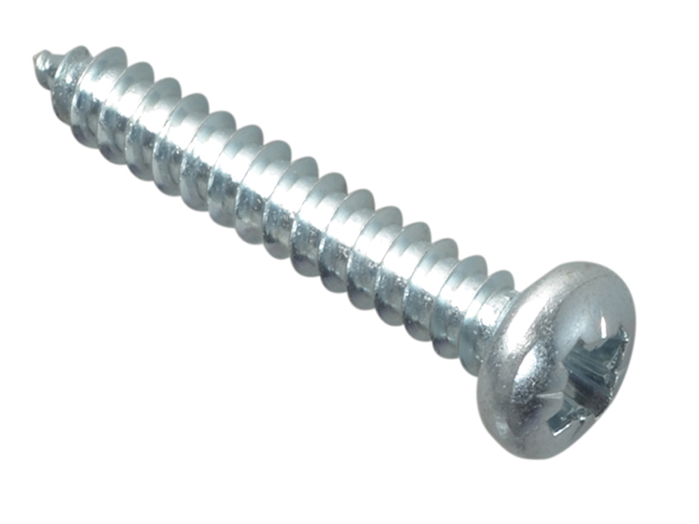 ForgeFix FORFPS18Z Self-Tapping Screw Pozi Compatible Pan Head ZP 1in x 8 ForgePack 25 |