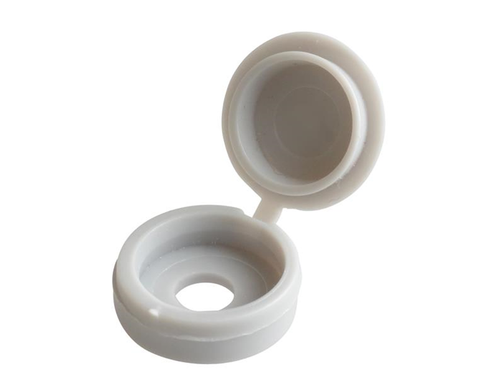 ForgeFix FORHCC10M Hinged Cover Cap Grey No.6-8 Bag 100 |   Grey