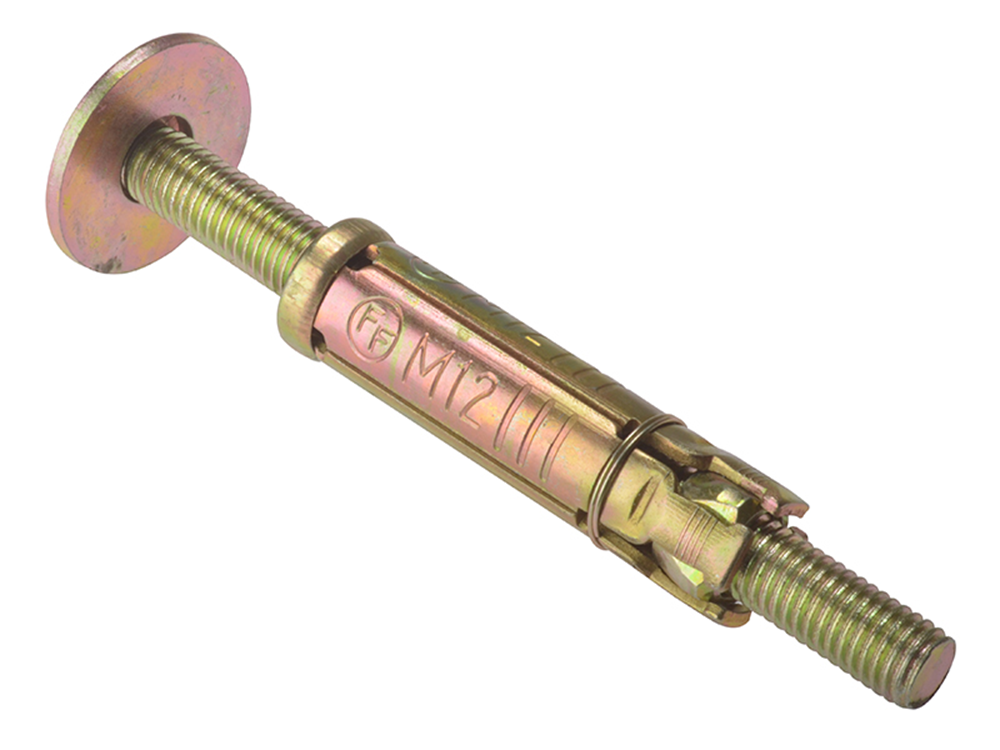ForgeFix FORLB1225M Masonry Anchor Bolt Loose ZYP M12 x 25mm Bag 5 |