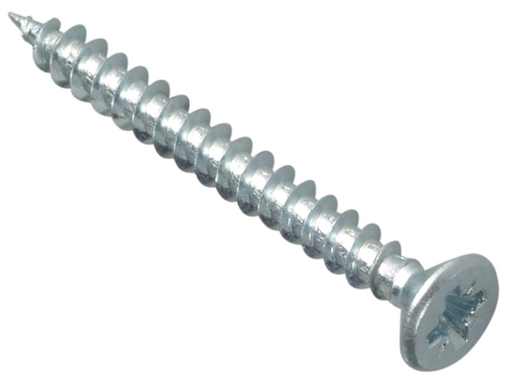 ForgeFix FORMPS440ZP Multi-Purpose Pozi Compatible Screw CSK ST ZP 4 x 40mm Box 200 |