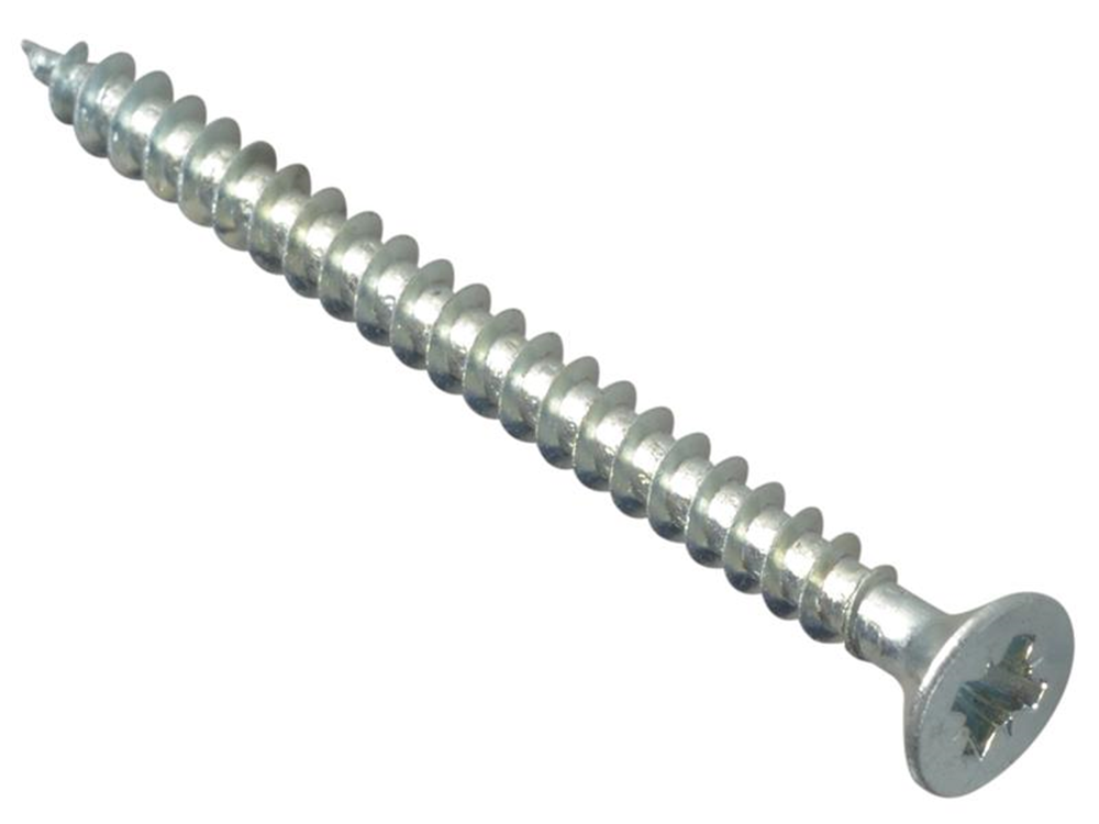 ForgeFix FORMPS450ZP Multi-Purpose Pozi Compatible Screw CSK ST ZP 4 x 50mm Box 200 |