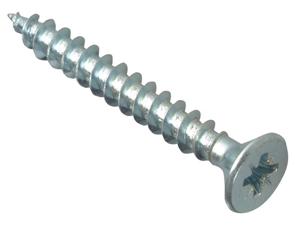 ForgeFix FORMPS540ZP Multi-Purpose Pozi Compatible Screw CSK ST ZP 5 x 40mm Box 200 |