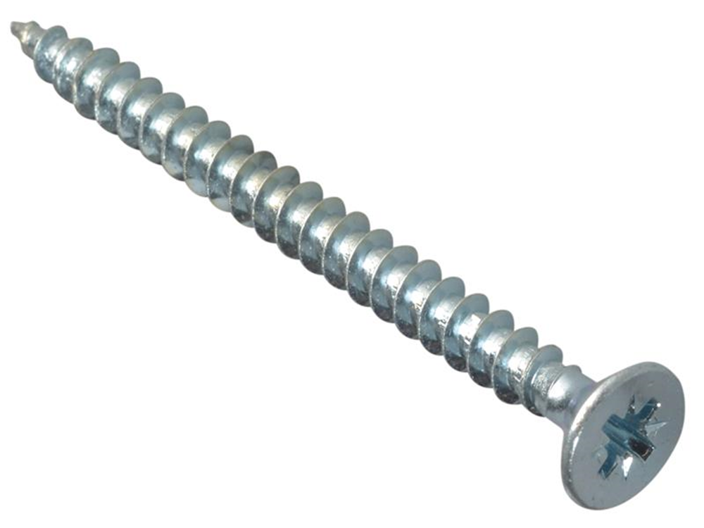 ForgeFix FORMPS560ZP Multi-Purpose Pozi Compatible Screw CSK ST ZP 5 x 60mm Box 100 |