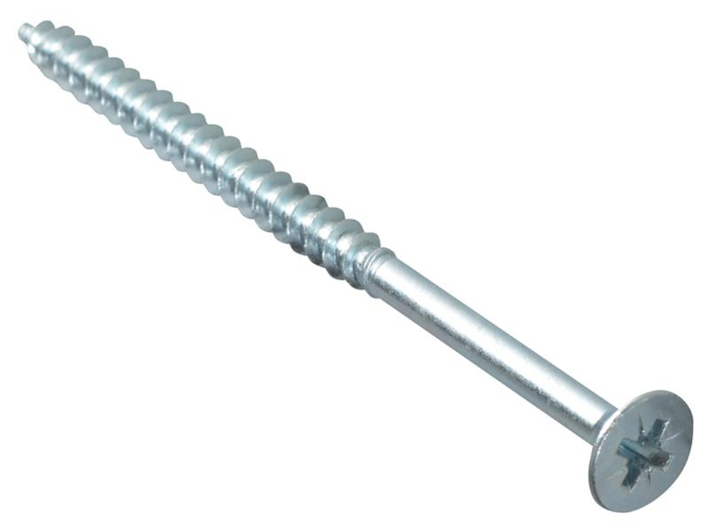 ForgeFix FORMPS580ZP Multi-Purpose Pozi Compatible Screw CSK ST ZP 5 x 80mm Box 100 |