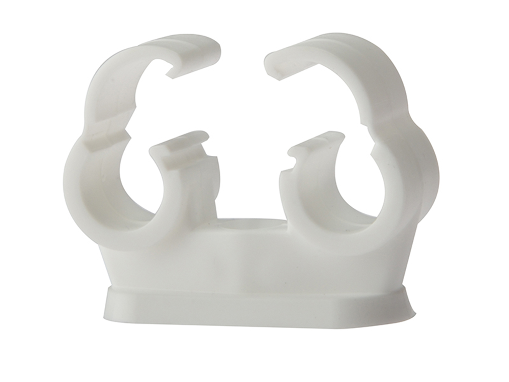 ForgeFix FORPCDC15 Pipe Clip Double Cliplock 15mm Box 50 |
