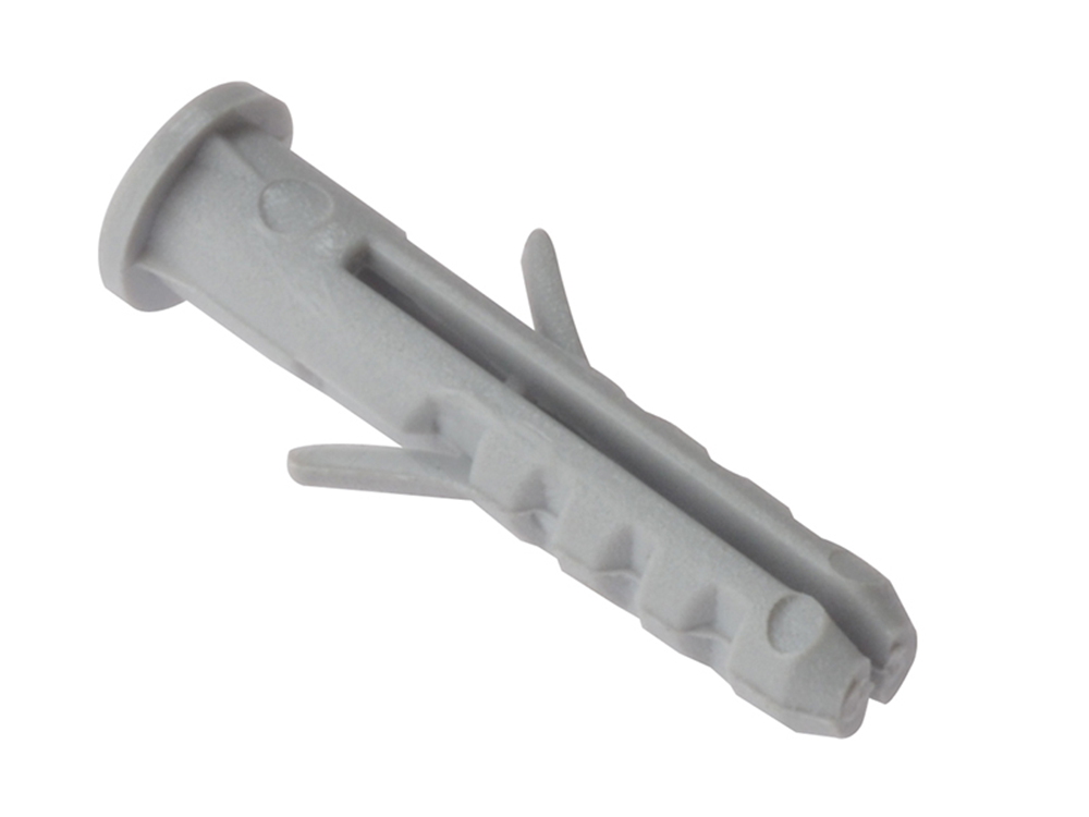 ForgeFix FORRMD630M Nylon Wall Plug Rimmed M6 x 30mm Bag 100 |