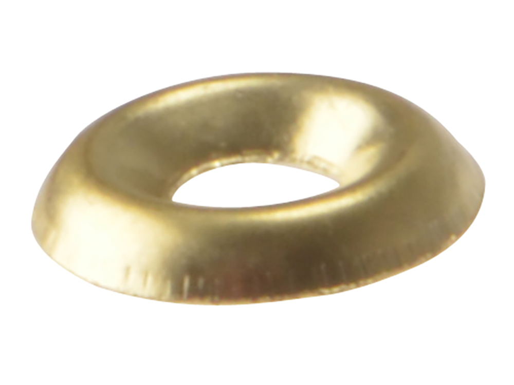 ForgeFix FORSCW10BM Screw Cup Washers Solid Brass Polished No.10 Bag 200 |