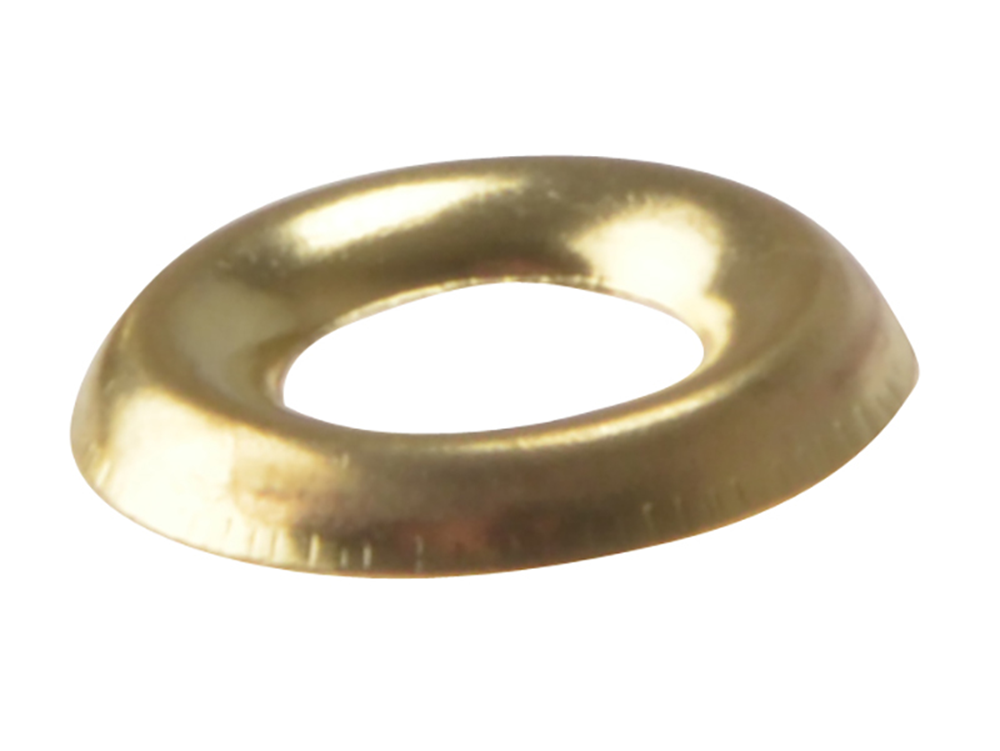 ForgeFix FORSCW8BM Screw Cup Washers Solid Brass Polished No.8 Bag 200 |