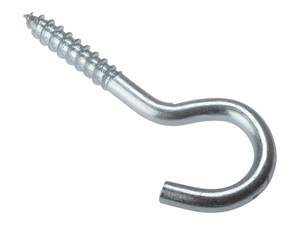 ForgeFix FORSH6010M Screw Hook ZP 60 x 10Ga Bag 10 |
