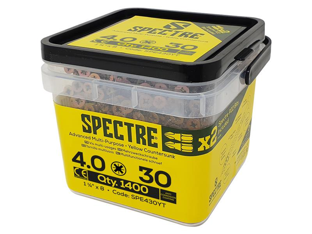 ForgeFix FORSP430YT FORSP430YTSpectreÔäó Screw, PZ Compatible, CSK, ZYP |