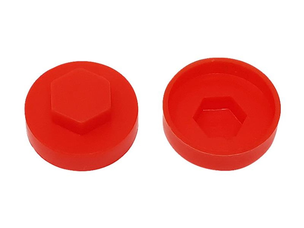ForgeFix FORTFCC19PR TechFast Cover Cap Poppy Red 19mm (Pack 100) |
