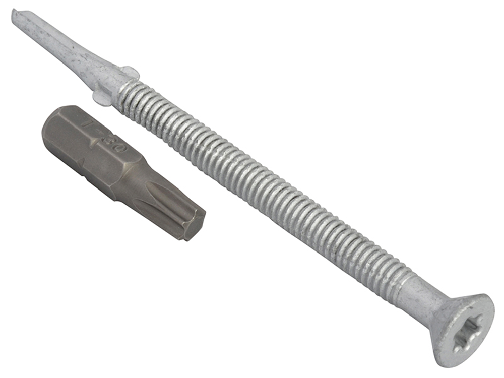 ForgeFix FORTFCH5585 TechFast Roofing Screw Timber - Steel Heavy Section 5.5 x 85mm Pack 50 |