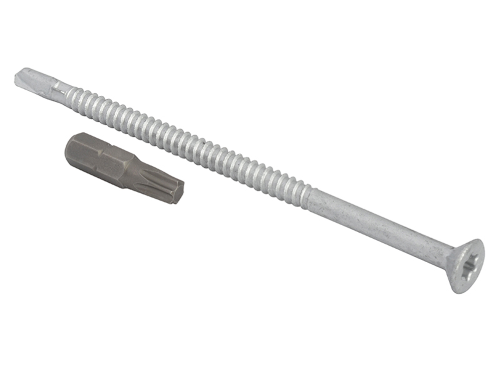 ForgeFix FORTFCL55109 TechFast Roofing Screw Timber - Steel Light Section 5.5 x 109mm Pack 50 |