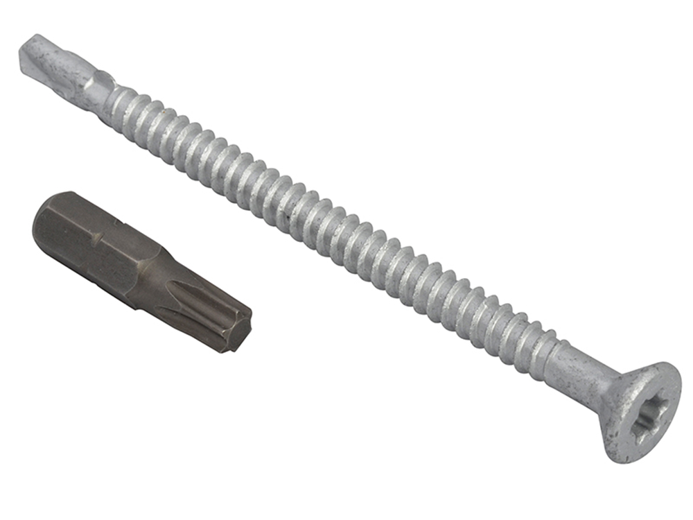 ForgeFix FORTFCL5585 TechFast Roofing Screw Timber - Steel Light Section 5.5 x 85mm Pack 50 |