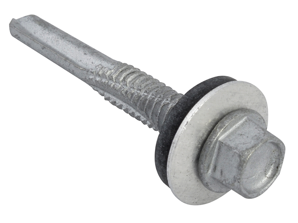 ForgeFix FORTFHH5538 TechFast Hex Head Roofing Screw Self-Drill Heavy Section 5.5 x 38mm Pack 100 |
