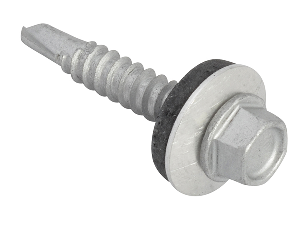 ForgeFix FORTFHL5532 TechFast Hex Head Roofing Screw Self-Drill Light Section 5.5 x 32mm Pack 100 |