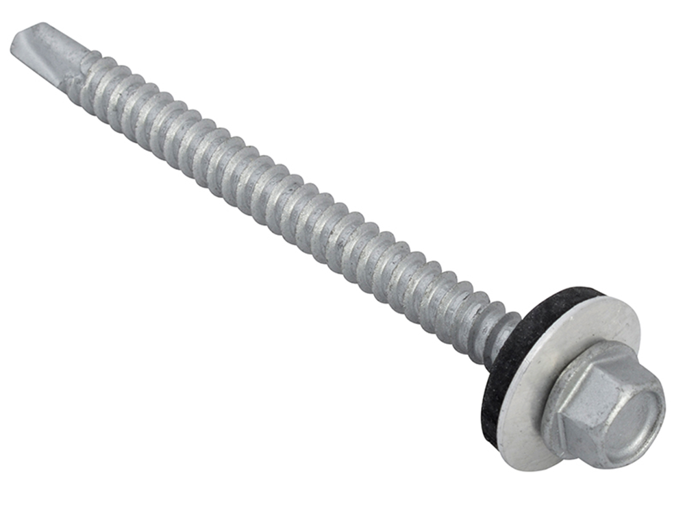 ForgeFix FORTFHL5570 TechFast Hex Head Roofing Screw Self-Drill Light Section 5.5 x 70mm Pack 50 |