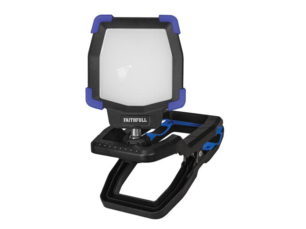 Faithfull Power Plus FPPCLIP30R Rechargeable Clip Light 30W |