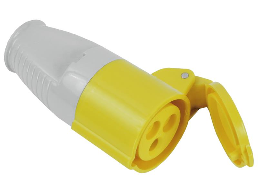 Faithfull Power Plus FPPCOUP110 Yellow Socket 16 amp 110V |