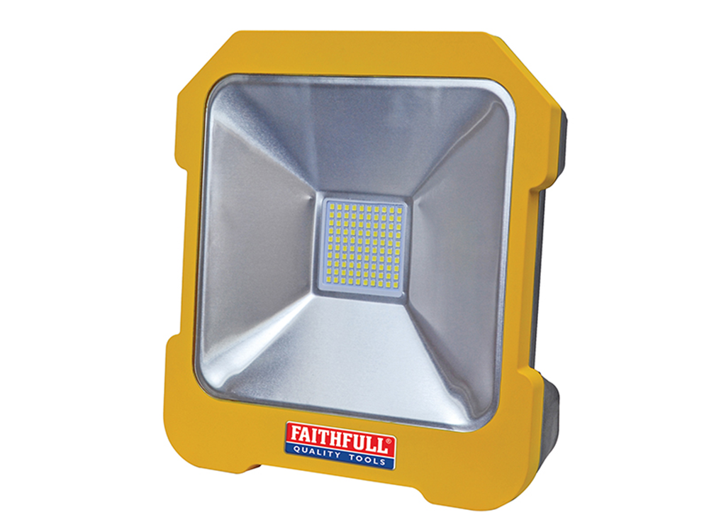 Faithfull Power Plus FPPSLTL20L SMD LED Task Light with Power Take Off 20W 110V |