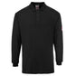 Portwest FR10BKRXL -  sz XL Flame Resistant Anti-Static Long Sleeve Polo Shirt - Black