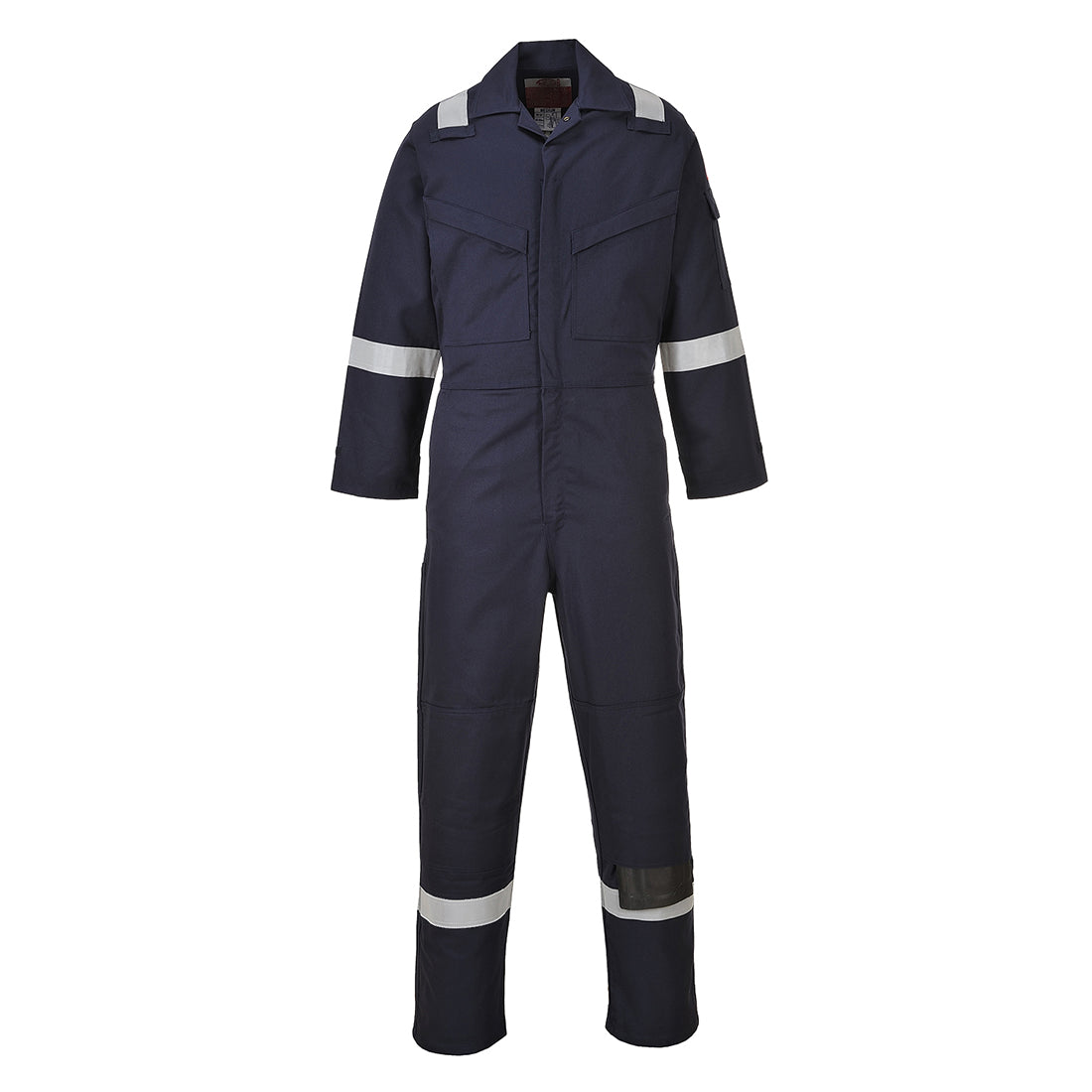 Portwest FR50 Navy Sz M Tall Flame Resistant Anti-Static Boiler Suit Coverall Overall
