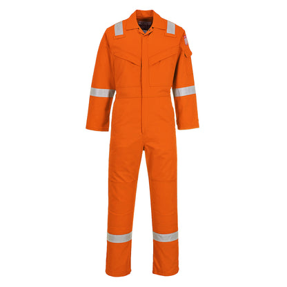 Portwest FR50 Orange Sz XL Tall Flame Resistant Anti-Static Boiler Suit Coverall Overall