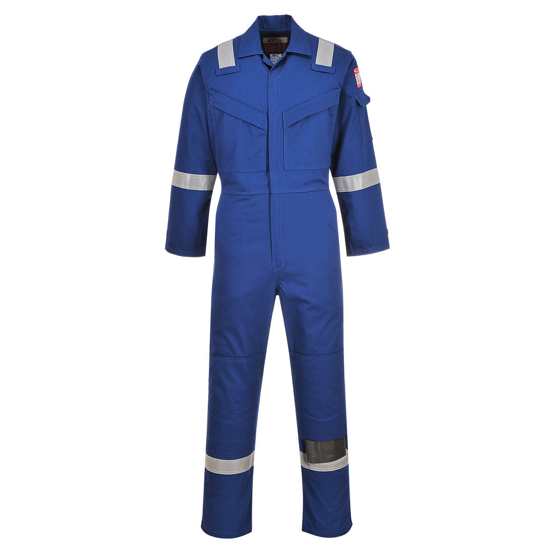 Portwest FR50 Royal Blue Sz M Regular Flame Resistant Anti-Static Boiler Suit Coverall Overall