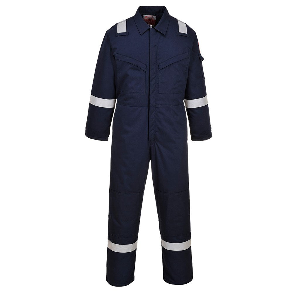 Portwest FR52NARXXXL -  sz 3XL Padded Anti-Static Coverall - Navy