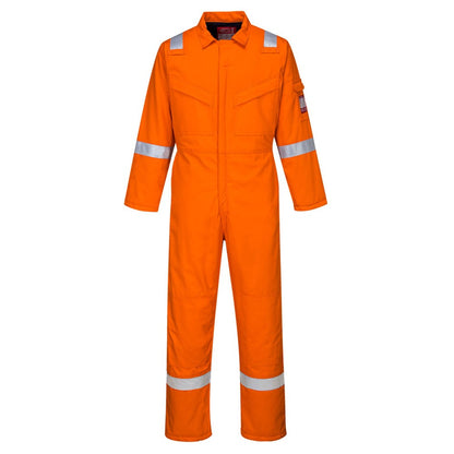 Portwest FR52ORRL -  sz L Padded Anti-Static Coverall - Orange