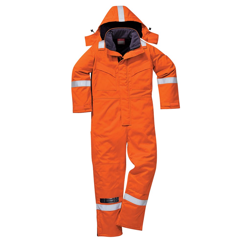 Portwest FR53ORTXXL -  sz 2XL FR Anti-Static Winter Coverall - Orange