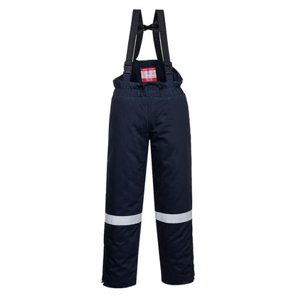 Portwest FR58NARS -  sz S FR Anti-Static Winter Salopettes - Navy