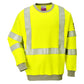Portwest FR72 -  All  Sizes Flame Resistant Anti-Static Hi-Vis Sweatshirt Yellow