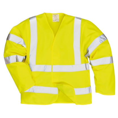 Portwest FR73YERXX/3X -  sz 2XL - 3XL Hi-Vis Jacket Flame Resistant - Yellow