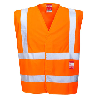 Portwest FR75ORRXX/3X -  sz 2XL - 3XL Hi-Vis FR Vest  - Orange