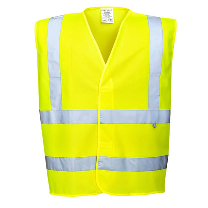 Portwest FR75YERL/XL -  sz L - XL Hi-Vis FR Vest  - Yellow