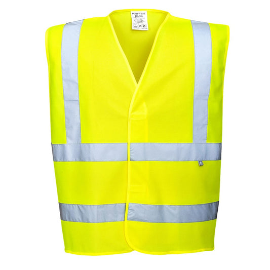 Portwest FR75YERL/XL -  sz L - XL Hi-Vis FR Vest  - Yellow