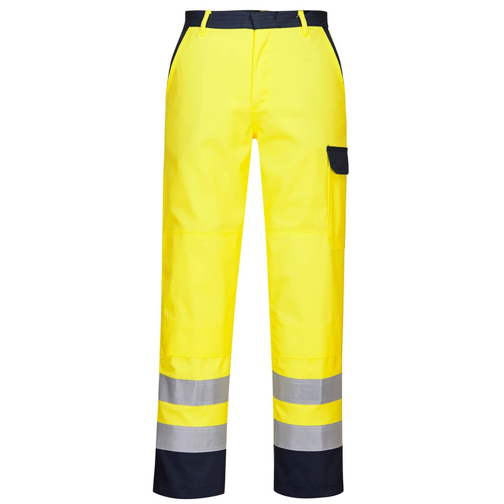 Portwest FR92 -All Sizes Hi-Vis Bizflame Pro Trousers - Yellow