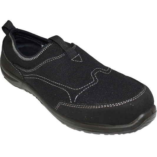 Portwest FT54BKR39 -  sz 39 Steelite Tegid Slip On Trainer S1P - Black
