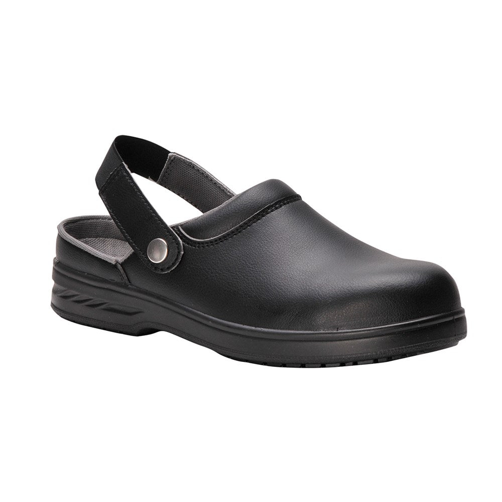Portwest FW82BKR43 -  sz 43 Steelite Safety Clog SB AE WRU - Black