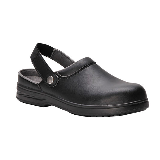 Portwest FW82BKR43 -  sz 43 Steelite Safety Clog SB AE WRU - Black