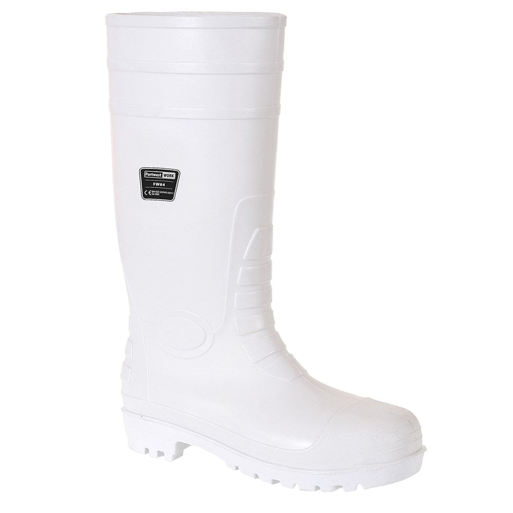 Portwest FW84WHR37 -  sz 37 Safety Food Wellington S4 - White
