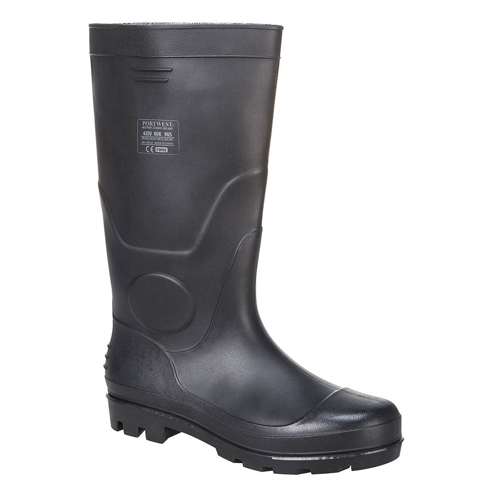 Portwest FW90BKR45 -  sz 45 PVC Wellington 04 - Black