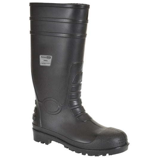 Portwest FW94BKR47 -  sz 47 Classic Safety Wellington S4 - Black