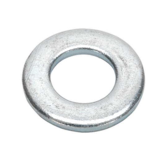 SEALEY - FWA1021 Flat Washer DIN 125 M10 x 21mm Form A Zinc Pack of 100