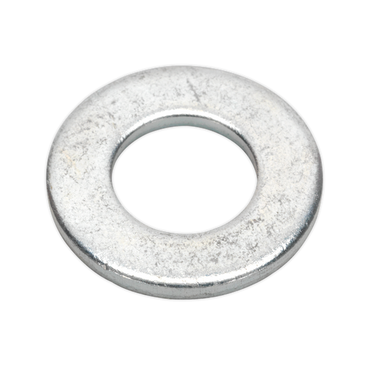 SEALEY - FWI105 Flat Washer 1/4" x 9/16" Table 3 Imperial Zinc Pack of 100