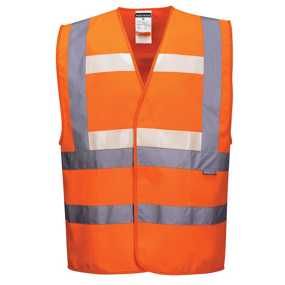 Portwest G470ORRS/M -  sz S/M Triple Technology Vest - Orange