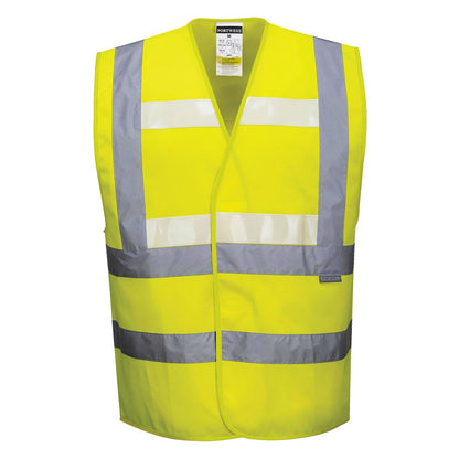 Portwest G470YERS/M -  sz S/M Triple Technology Vest - Yellow